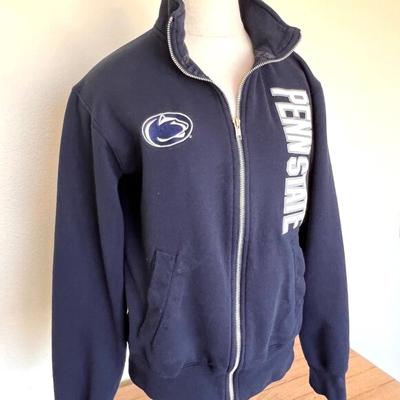Penn State Zip Up Navy Sweatshirt Jacket - Size Small - Picture 7 of 12